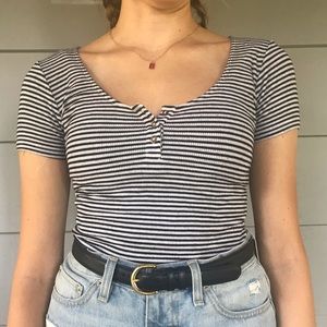 American Eagle Striped Shirt